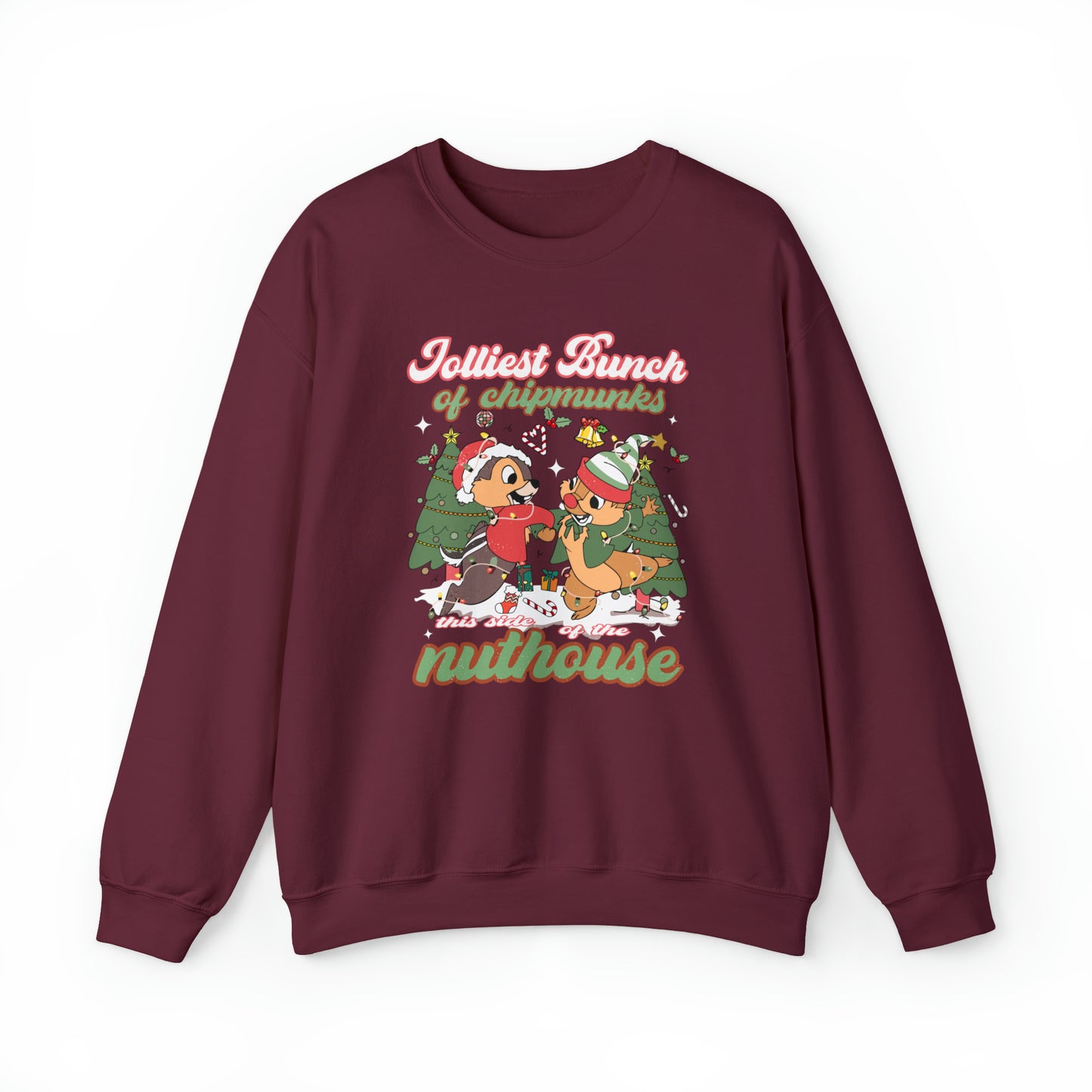 Jolliest Chipmunks  Blend™ Crewneck Sweatshirt