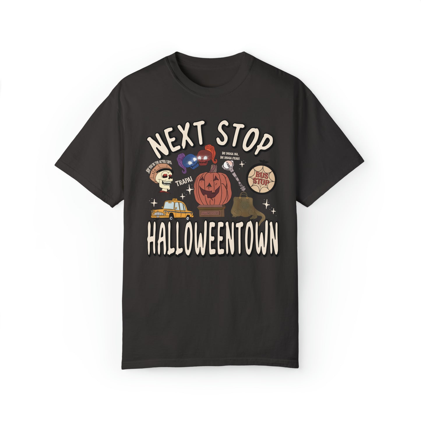 Next Stop Halloweentown Unisex Tee