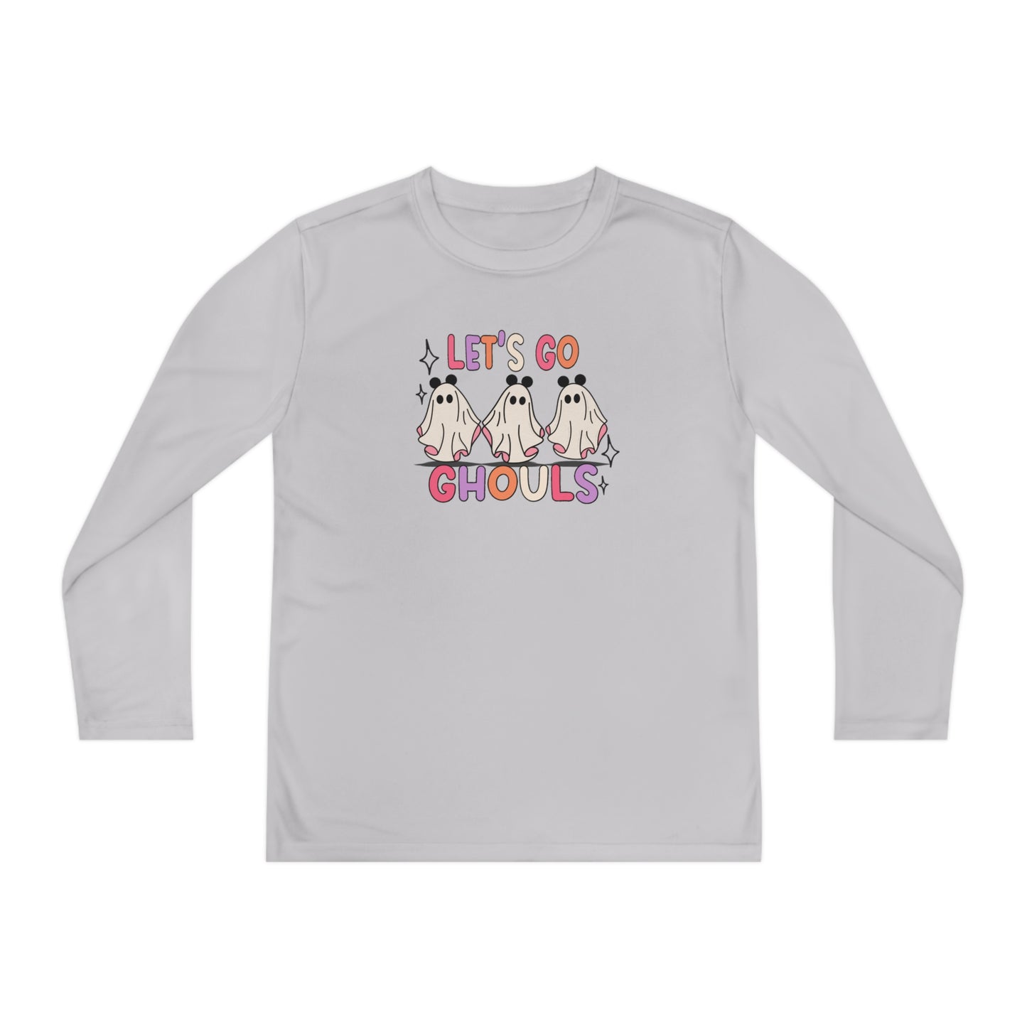 Let's Go Ghouls Youth Long Sleeve Competitor Tee