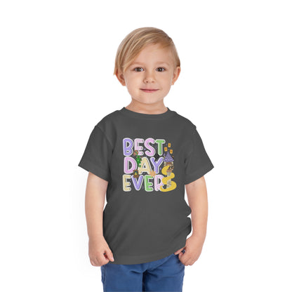 Best Day Ever Toddler Short Sleeve Tee