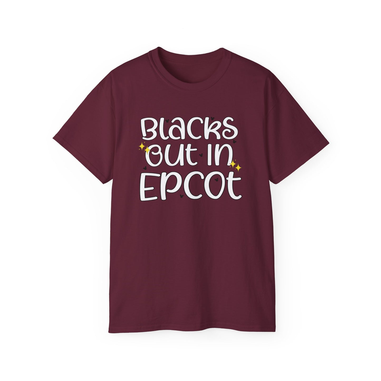 Blacks Out In Epcot Unisex Ultra Cotton Tee