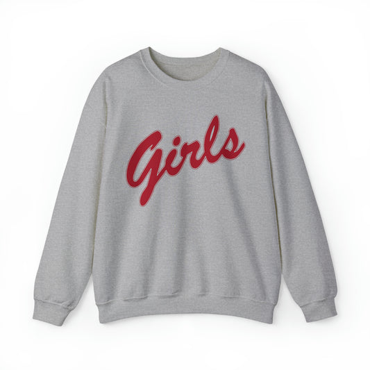 Red Girls Heavy Blend™ Crewneck Sweatshirt