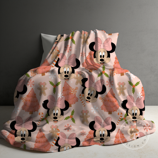 Miss Merry Mouse Soft Polyester Blanket