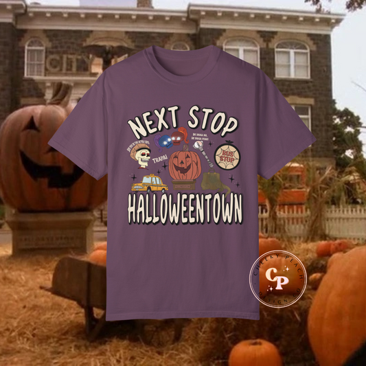 Next Stop Halloweentown Unisex Tee
