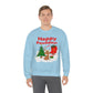Max Happy Pawlidays Adult Unisex Crewneck Sweatshirt