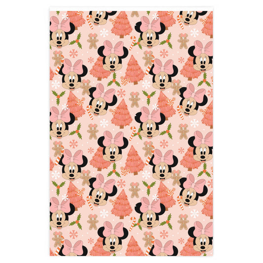 Merry Minnie Christmas Wrapping Paper